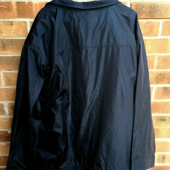 Michael Kors Womens  Navy Mid Weight Zip Jacket 3X - Picture 4 of 12